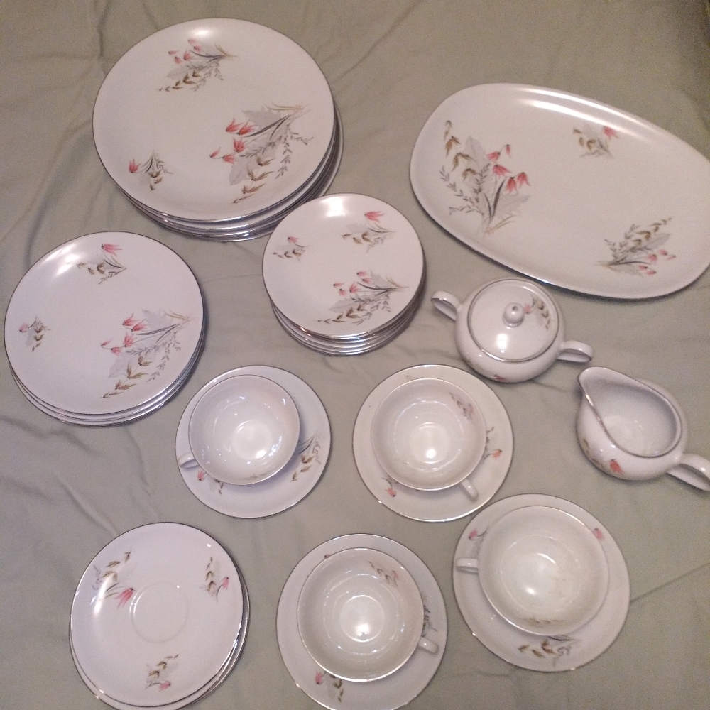 35 peiceMake Offer Vintage Royal Duchess Mountain Bell China Excellent Condition